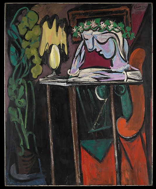 Reading at a Table - Pablo Picasso